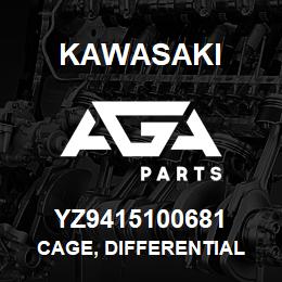 YZ9415100681 Kawasaki CAGE, DIFFERENTIAL | AGA Parts