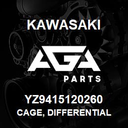 YZ9415120260 Kawasaki CAGE, DIFFERENTIAL | AGA Parts