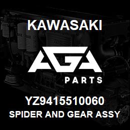 YZ9415510060 Kawasaki SPIDER AND GEAR ASSY | AGA Parts