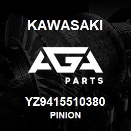 YZ9415510380 Kawasaki PINION | AGA Parts