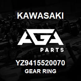 YZ9415520070 Kawasaki GEAR RING | AGA Parts