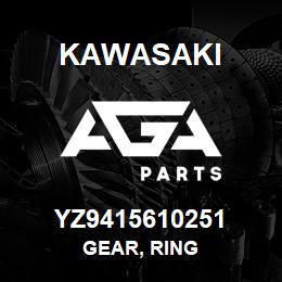 YZ9415610251 Kawasaki GEAR, RING | AGA Parts