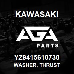 YZ9415610730 Kawasaki WASHER, THRUST | AGA Parts