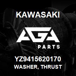 YZ9415620170 Kawasaki WASHER, THRUST | AGA Parts