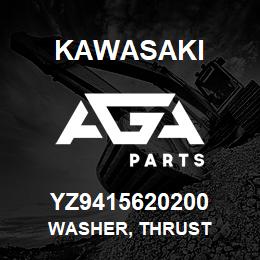 YZ9415620200 Kawasaki WASHER, THRUST | AGA Parts