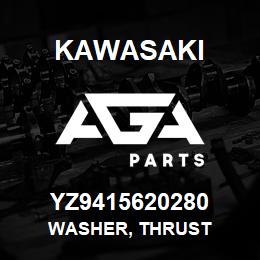 YZ9415620280 Kawasaki WASHER, THRUST | AGA Parts