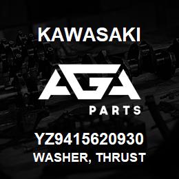 YZ9415620930 Kawasaki WASHER, THRUST | AGA Parts