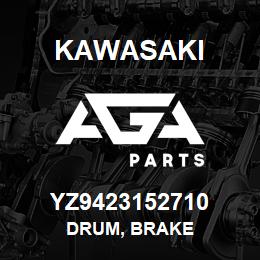 YZ9423152710 Kawasaki DRUM, BRAKE | AGA Parts