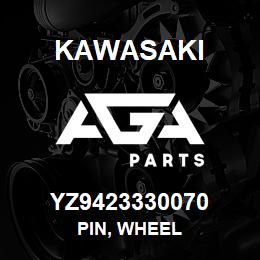 YZ9423330070 Kawasaki PIN, WHEEL | AGA Parts