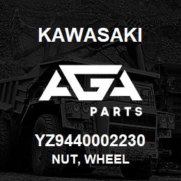 YZ9440002230 Kawasaki NUT, WHEEL | AGA Parts