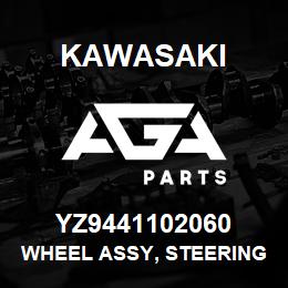 YZ9441102060 Kawasaki WHEEL ASSY, STEERING | AGA Parts