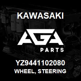 YZ9441102080 Kawasaki WHEEL, STEERING | AGA Parts