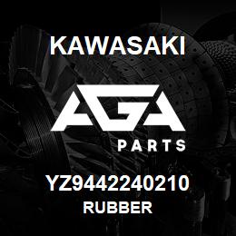 YZ9442240210 Kawasaki RUBBER | AGA Parts