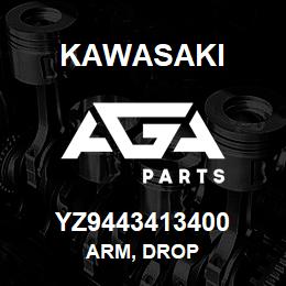 YZ9443413400 Kawasaki ARM, DROP | AGA Parts