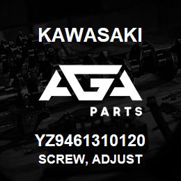 YZ9461310120 Kawasaki SCREW, ADJUST | AGA Parts