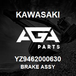 YZ9462000630 Kawasaki BRAKE ASSY | AGA Parts