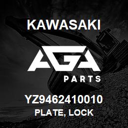 YZ9462410010 Kawasaki PLATE, LOCK | AGA Parts