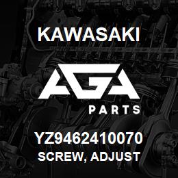 YZ9462410070 Kawasaki SCREW, ADJUST | AGA Parts