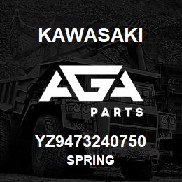 YZ9473240750 Kawasaki SPRING | AGA Parts