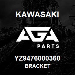 YZ9476000360 Kawasaki BRACKET | AGA Parts