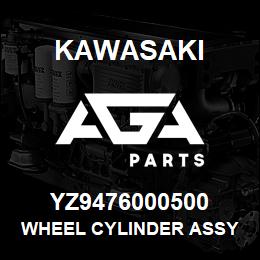 YZ9476000500 Kawasaki WHEEL CYLINDER ASSY | AGA Parts