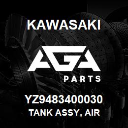 YZ9483400030 Kawasaki TANK ASSY, AIR | AGA Parts