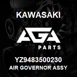 YZ9483500230 Kawasaki AIR GOVERNOR ASSY | AGA Parts