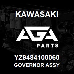 YZ9484100060 Kawasaki GOVERNOR ASSY | AGA Parts