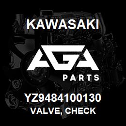 YZ9484100130 Kawasaki VALVE, CHECK | AGA Parts