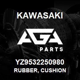 YZ9532250980 Kawasaki RUBBER, CUSHION | AGA Parts