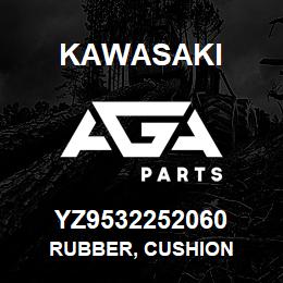 YZ9532252060 Kawasaki RUBBER, CUSHION | AGA Parts