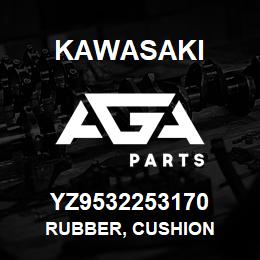 YZ9532253170 Kawasaki RUBBER, CUSHION | AGA Parts