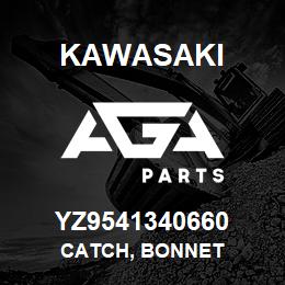 YZ9541340660 Kawasaki CATCH, BONNET | AGA Parts