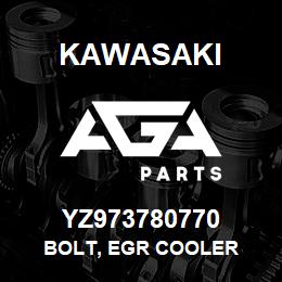 YZ973780770 Kawasaki BOLT, EGR COOLER | AGA Parts