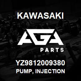 YZ9812009380 Kawasaki PUMP, INJECTION | AGA Parts