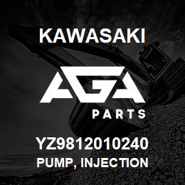 YZ9812010240 Kawasaki PUMP, INJECTION | AGA Parts