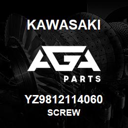 YZ9812114060 Kawasaki SCREW | AGA Parts