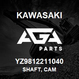 YZ9812211040 Kawasaki SHAFT, CAM | AGA Parts