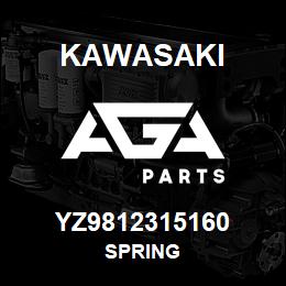 YZ9812315160 Kawasaki SPRING | AGA Parts