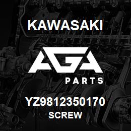 YZ9812350170 Kawasaki SCREW | AGA Parts