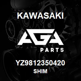 YZ9812350420 Kawasaki SHIM | AGA Parts