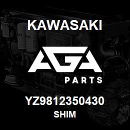 YZ9812350430 Kawasaki SHIM | AGA Parts