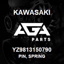 YZ9813150790 Kawasaki PIN, SPRING | AGA Parts