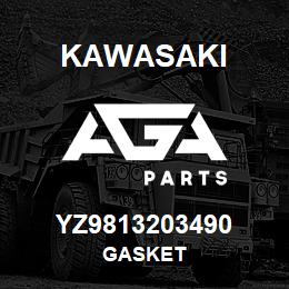 YZ9813203490 Kawasaki GASKET | AGA Parts