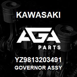 YZ9813203491 Kawasaki GOVERNOR ASSY | AGA Parts