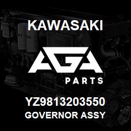 YZ9813203550 Kawasaki GOVERNOR ASSY | AGA Parts