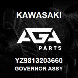 YZ9813203660 Kawasaki GOVERNOR ASSY | AGA Parts