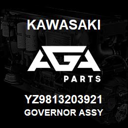 YZ9813203921 Kawasaki GOVERNOR ASSY | AGA Parts