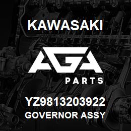 YZ9813203922 Kawasaki GOVERNOR ASSY | AGA Parts