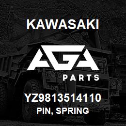 YZ9813514110 Kawasaki PIN, SPRING | AGA Parts